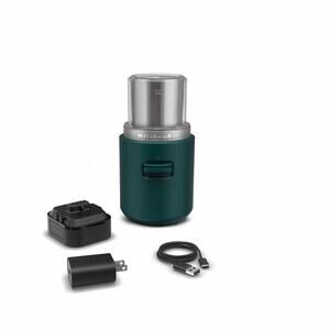KitchenAid Go Cordless Blade Coffee Grinder battery included Hearth & Hand Green